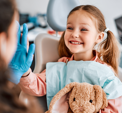 Children's dental cleaning and exam at Gentle Dental Smile Hanover Park IL